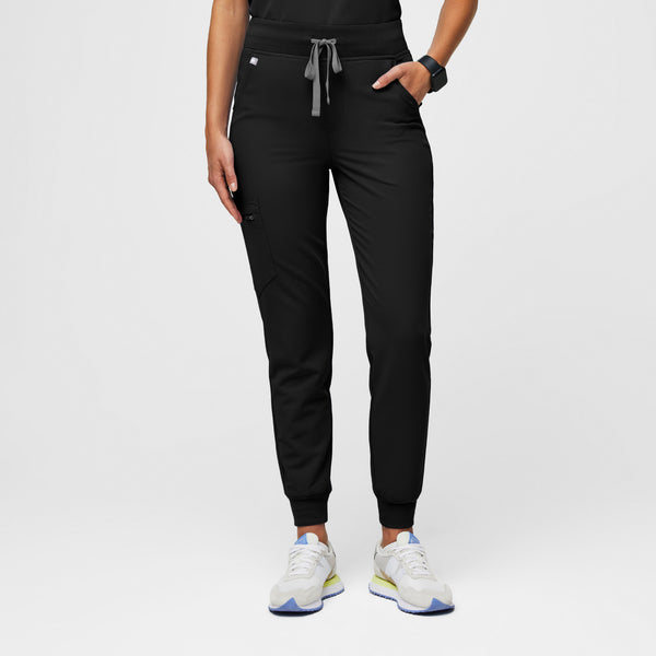 women's Black Zamora™ High Waisted - Jogger Scrub Pants