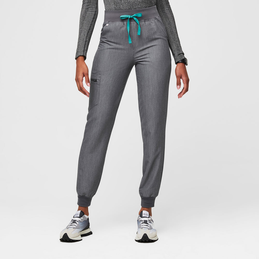 women's Graphite Zamora™ High Waisted - Petite Jogger Scrub Pants