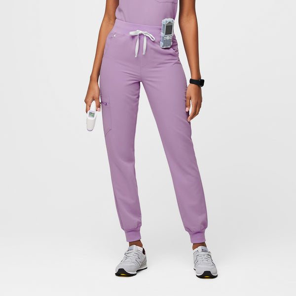 women's Lavender Dew Zamora™ High Waisted - Jogger Scrub Pants