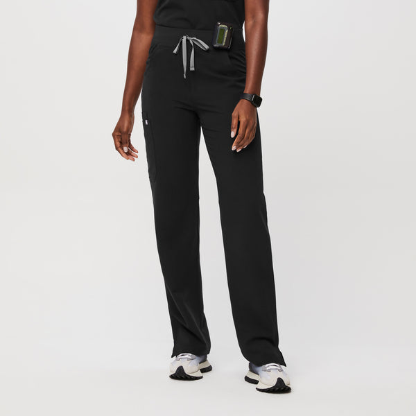 women's Black Kade™ High Waisted - Tall Cargo Scrub Pants