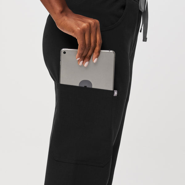 women's Black Kade™ High Waisted - Tall Cargo Scrub Pants