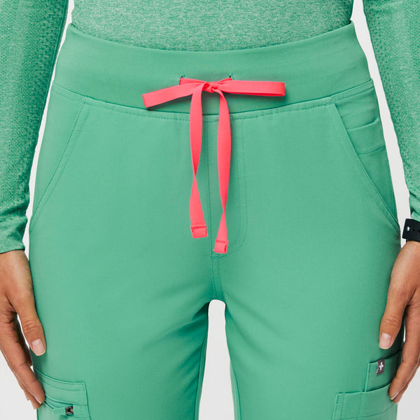 women's Surgical Green High Waisted Yola™ - Tall Skinny Scrub Pants