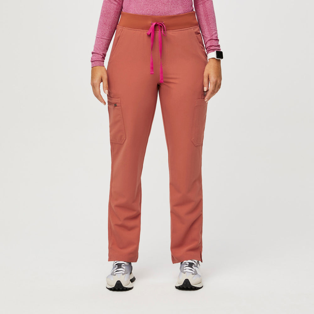 women's Terracotta Yola™ High Waisted 2.0 - Petite Skinny Scrub Pants