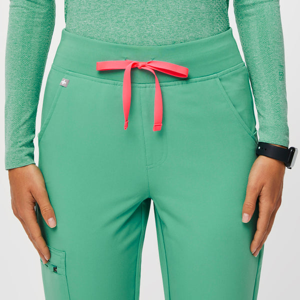 women's Surgical Green High Waisted Zamora™ - Tall Jogger Scrub Pants