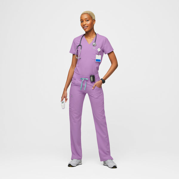 women's Lilac Dawn Kade™ - Petite Cargo Scrub Pants