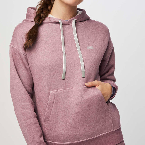 women's Mauve Off-Shift™ - Hoodie Sweatshirt