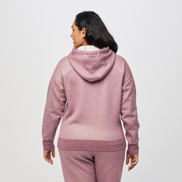 women's Mauve Off-Shift™ - Hoodie Sweatshirt