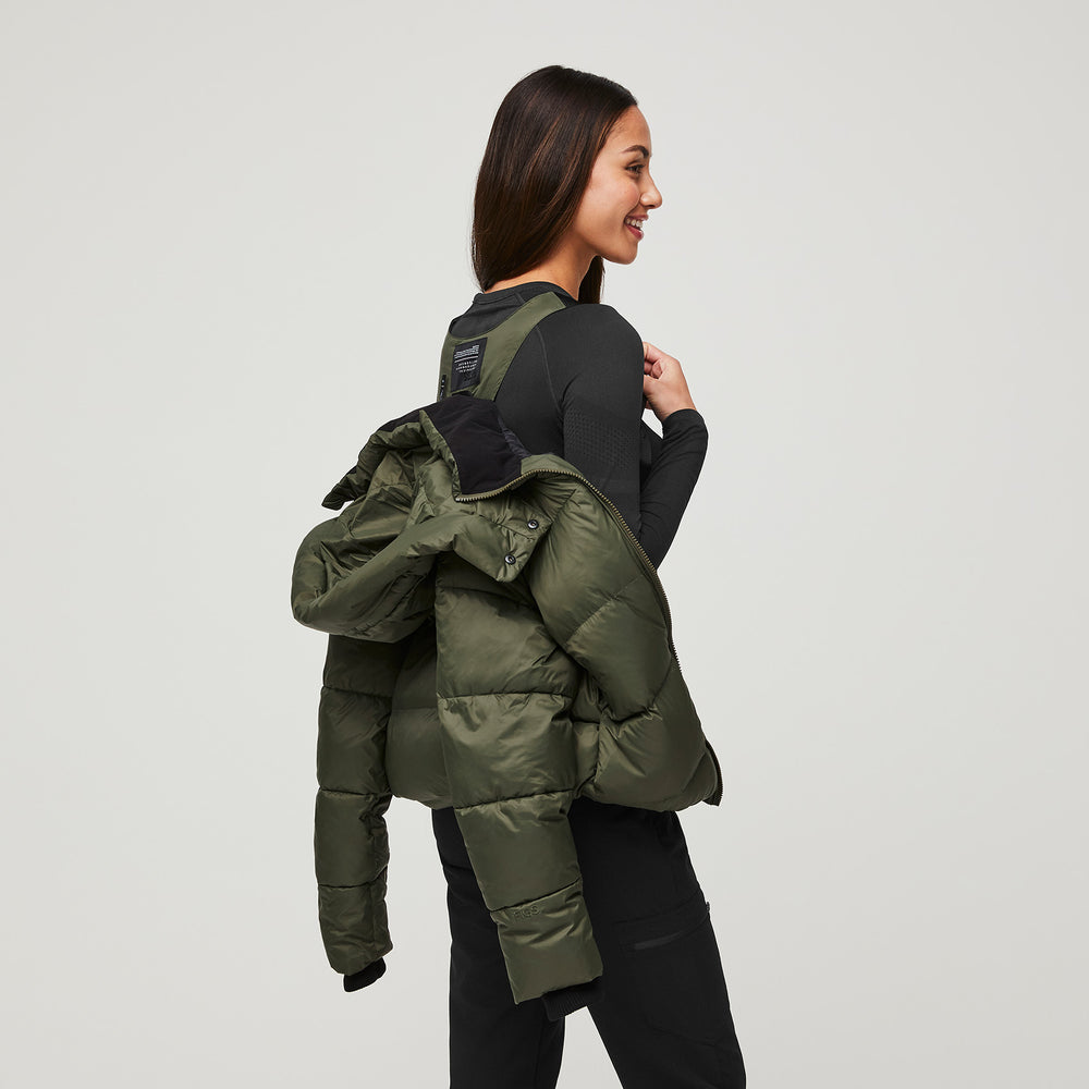 women's Dark Olive Ӧzlem - Puffer