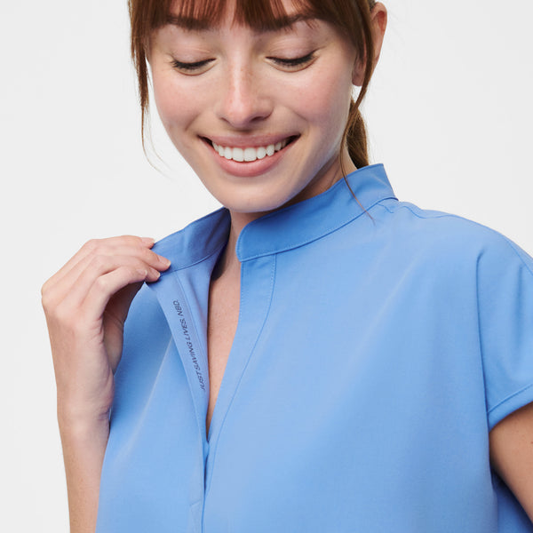 Women's Ceil Blue Rafaela™ - Oversized Scrub Top