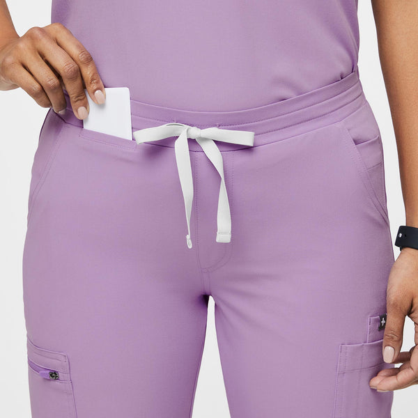 women's Lavender Dew Yola™ - Petite Skinny Scrub Pants