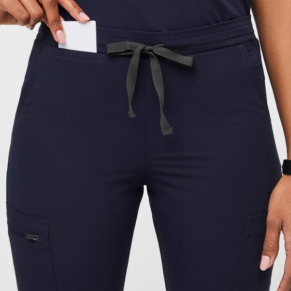 Women's Navy Yola™ - Petite Skinny Scrub Pants
