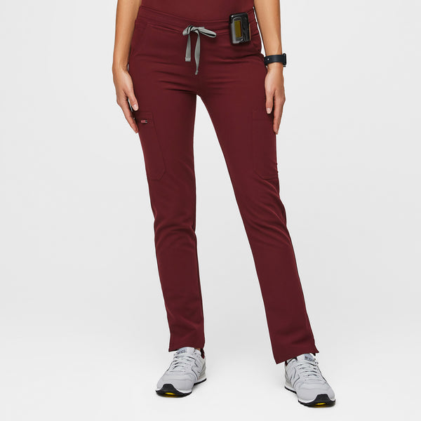 Women's Burgundy Yola™ - Tall Skinny Scrub Pants