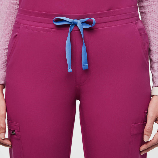 women's Raspberry Sorbet Yola™ - Petite Skinny Scrub Pants