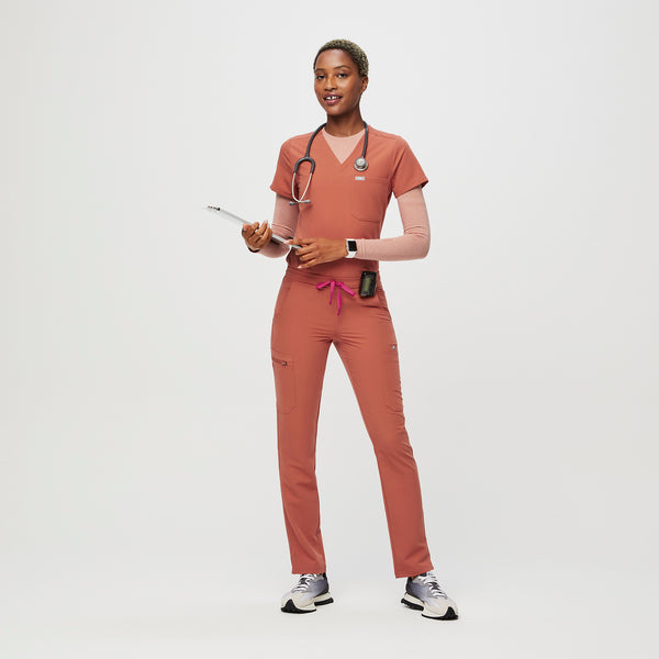 women's Terracotta Yola™ - Tall Skinny Scrub Pants