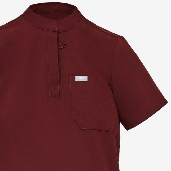 Embroidery: Burgundy