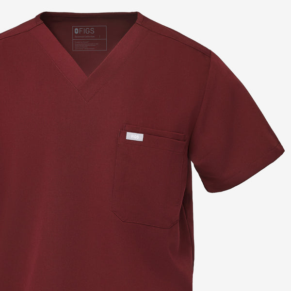Embroidery: Burgundy